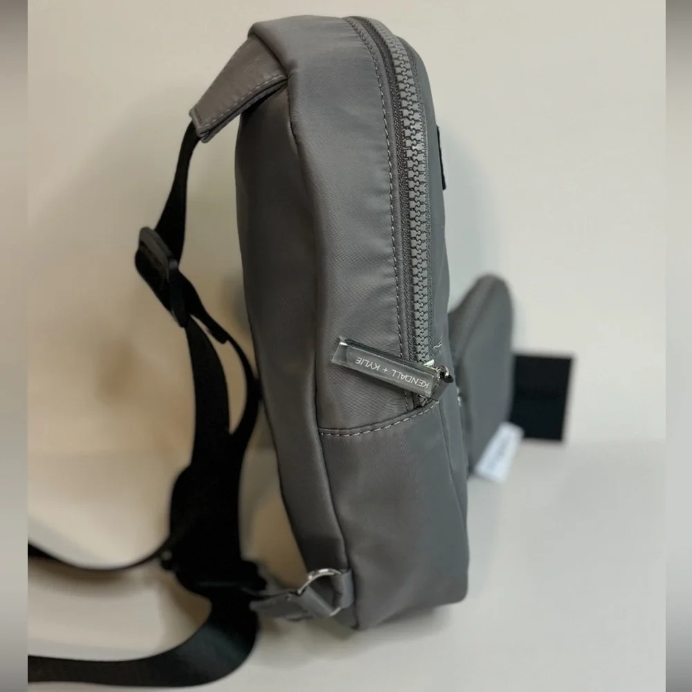 TOP SELLER Kendall & Kylie Gray Backpack Messenger Crossbody Adjustable NWT